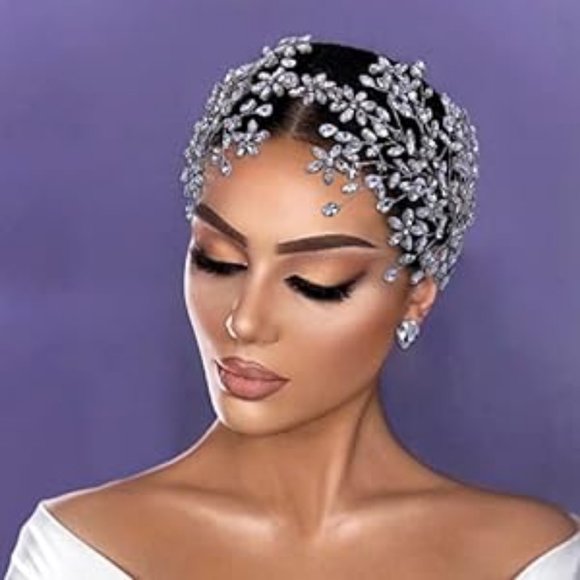 Women Headband Rhinestone Wedding Headpiece Bridal Hair Accessories